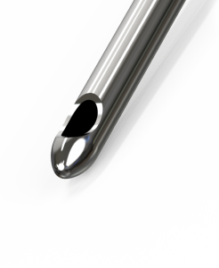 STERiGLIDE Cannula - patented dome shaped tip